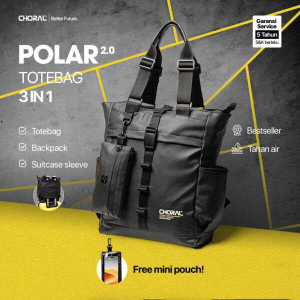 Polar 2.0 Totebag | Backpack | Handle Koper