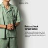 Choral Aztec  Linen Shirt Kemeja | Kemeja Katun Linen | Kemeja Pria | Kemeja Cowok